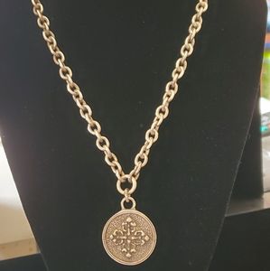 Sterling Renaissance Gothic Cross Necklace